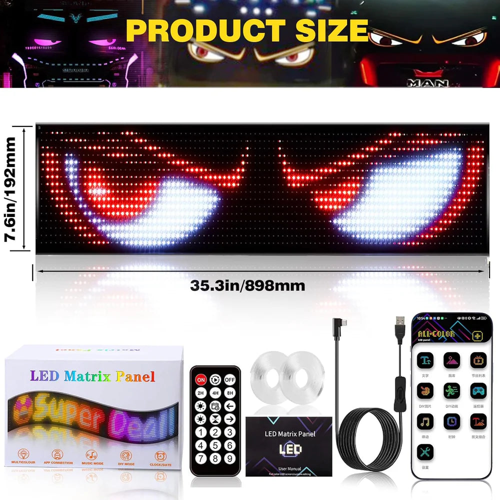 BeastMode Devil Eyes™ | Car LED Matrix Pannel